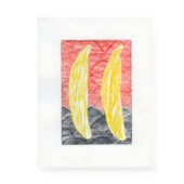 Donald Morgan, Banananana, 2024, graphite, colored pencil on paper, 11 x 8.5 inches