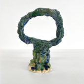 Allison Wade, Untitled, 2O21, glazed ceramic, 8.5 x 6 x 3.5 inches