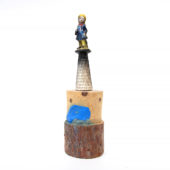 TL Solien, Little Librarian, 2012, mixed media, 24 x 6 x 6 inches