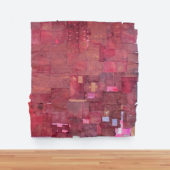 Jodi Hays, Jacobs Ladder, 2023, dye, cardboard, paper, and fabric collage, 102 x 90 inches