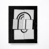 Franziska Holstein, Untitled (Contact), 2OO9, hand off-set on cardboard, 34.5 x 26 inches