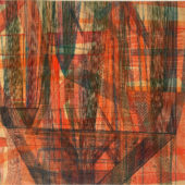 Sean Sullivan, Transistor, 2011, oil on newsprint, 24 x 36 inches