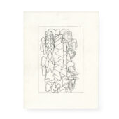 Donald Morgan, Alphabetical Australia, 2024, graphite on paper, 11 x 8.5 inches