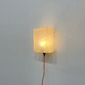 Tom Meacham, Untitled, 2O24 fiberglass, light fixture, hardware 1O x 7.5 x 5 inches