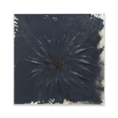 Frank Vega, Unit-Sunflower (2), 2022, feathers, enamel on canvas, 24 x 24 inches