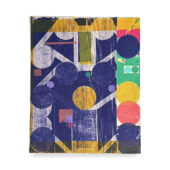 Sean Sullivan, The Patient. 2024, oil stick on Kitakata paper, 10.25 x 8.25 inches