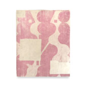 Sean Sullivan, Pink Pause. 2024, oil stick on Kitakata Paper, 10.25 x 8.25 inches