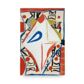 Andrew Zarou,  2024, hammer price and safe return, enamel and latex on unprimed canvas, 18 x 12 inches