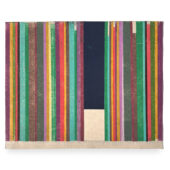 Sean Sullivan, Blue is the most mysterious color, 2025, oil stick on Kitakata paper, 2025, 8.25 x 10.25 inches