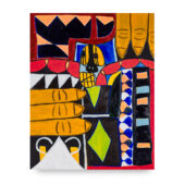 Taj Matumbi, Dirt Rich Prince #3, 2024, acrylic and Flashe on canvas, 60 x 48 inches