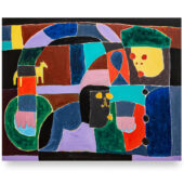 Taj Matumbi, 2026, Chicanery, acrylic on canvas, 48 x 60 inches