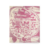 Sean Sullivan, No Witness, 2025, oil stick on Kitakata paper, 10. x 8.25 inches