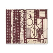 Sean Sullivan, The Room, 2025, oil stick on Kitakata Paper, 8.25 x 10.25 inches