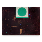 Sean Sullivan, The fundamental itself. 2025, oil stick on Kitakata paper, 9 x 12 inches