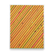 Christopher Michlig, Neo Geo (Diagonal) ), 2026, letterpress and silkscreen collage, 22 x 28 inches