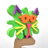 Christopher Michlig, You Can’t Do That on Sculpture, 2O26, enamel silkscreen on poly-coated poster paper, 2O inches x 8 inches x 3O inches